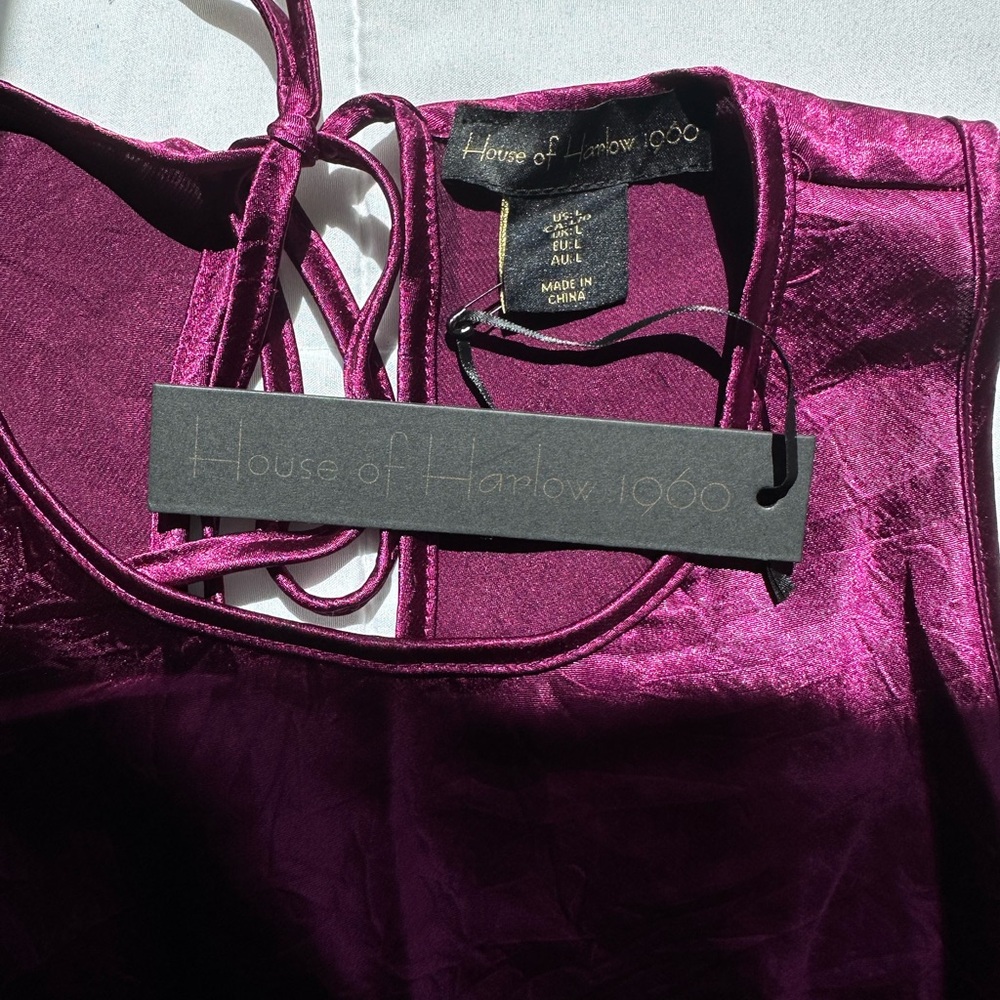 NWT House of Harlow Purple Dress